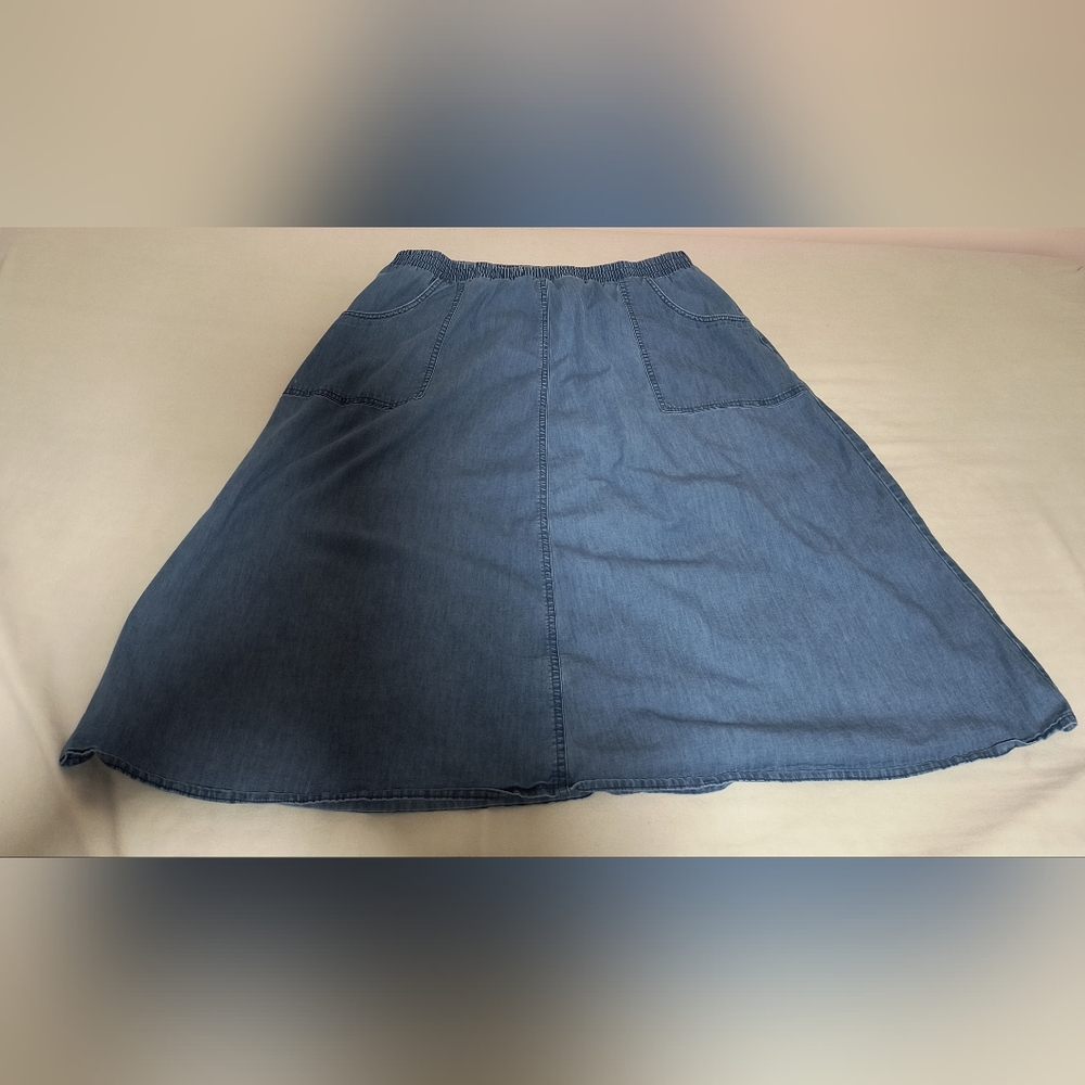 Large Denim Blue Women's Skirt